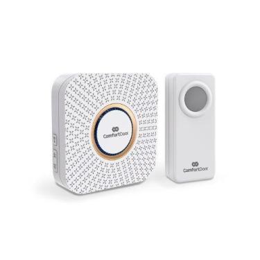Imagem de Campainha Wireless Sem Fio Pilha Casa Comfort Door Branca - Comfortdoo