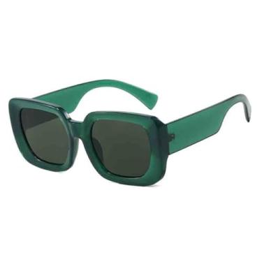 Imagem de Óculos de Sol Unissex com Estampa de Leopardo e Hastes Largas, Proteção UV400, Ideais para Esportes ao Ar Livre, Corrida e Ciclismo, Cor Verde