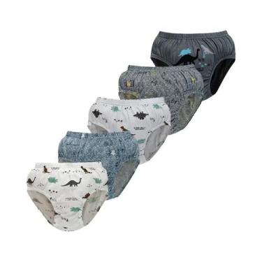 Imagem de Conjunto De 5 Peças De Roupa Íntima Para Meninos, Cuecas De Algodão Ma