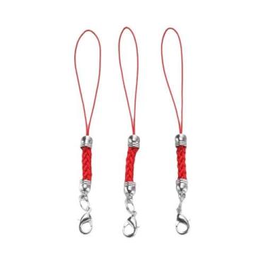 Imagem de Corda Para Chaveiro DIY Com Fecho Lagosta, Argolas De Ligação, Cordão 