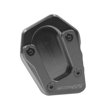 Imagem de Anti-derrapante Para f750gs f850gs adv f750 f850 gs aventura 2020-2023 kickstand suporte lateral extensão ampliador almofada(Gray B)