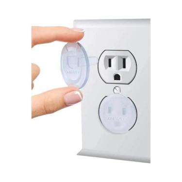 Imagem de Protetores De Tomada Elétrica Para Bebês, 10 Peças, Capas De Tomada Pa