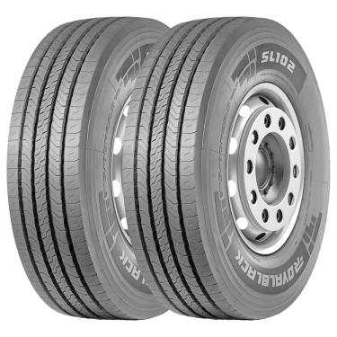 Imagem de KIT 2 Pneus Royalblack SL102 295/80 R22.5 Aro 22.5 154/149M 18PR Liso