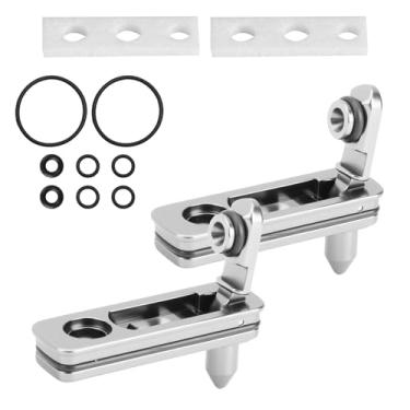 Imagem de KAKUPPA Kit de reparo de isqueiro compatível com Zippo, acessórios de inserção de vedação de vedação de substituição com almofadas de algodão, peças antievaporação para manutenção de inserção