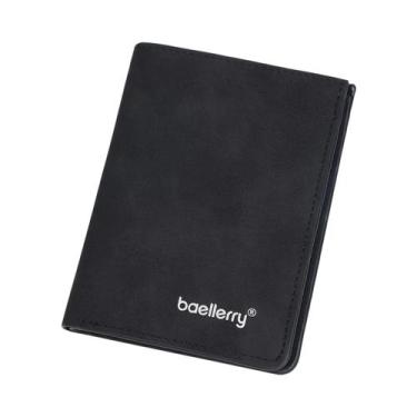 Imagem de Carteira Vertical Masculina Elegante Com Múltiplos Compartimentos Para