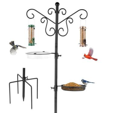 Imagem de Estación de Alimentación para Aves MIXXIDEA con Base de 5 Púas y Ganch