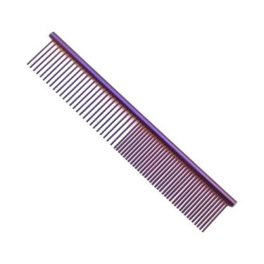 Imagem de Tesoura Profissional Curva Roxa Dragão Para Tosa De Animais De Estimaç