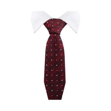 Imagem de Gravata Masculina Slim Paisley De 36 Cores, Luxuosa, Azul Vintage, Par
