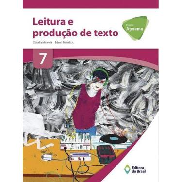 Imagem de Apoema. Leitura e Produção de Texto. 7 Ano Cláudia Miranda - Editora d