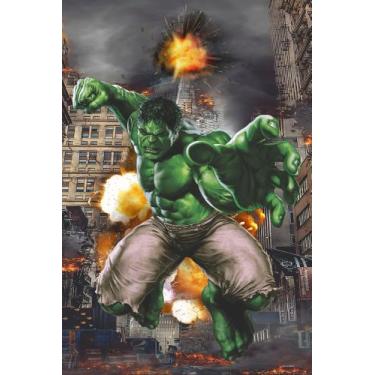 Imagem de Painel Festa Retangular P/ Casado 1,5x2,2m Hulk 3 - Fantasia Brás