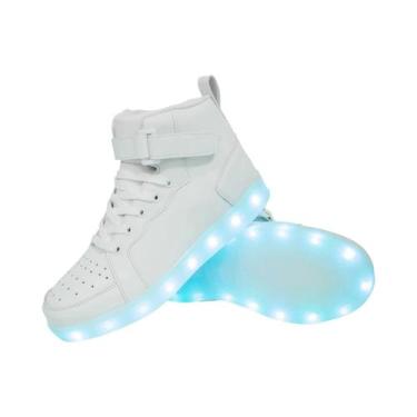 Imagem de Tênis Luminosos Para Crianças Tamanho 25-40 Sapatos Com Solado LED Ilu