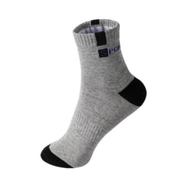 Imagem de Meias Esportivas Masculinas De Fibra De Bambu, Desodorantes Respirávei