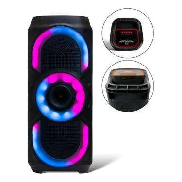Imagem de Caixa Caixinha De Som Potente Bluetooth Portátil Grande Alta - Congrat
