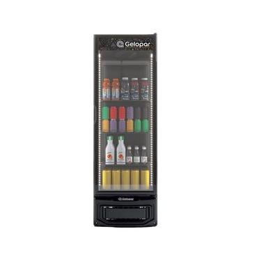 Imagem de Expositor de Bebidas 445L GRV45BINLB All Black Gelopar Bivolt