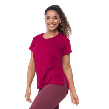 Imagem de Camiseta Feminina Esportiva UV50+ Dry Fit Respirável Proteção Solar Se