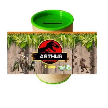 Imagem de Kit 10 cofrinhos Personalizados de festa Jurassic - Orvalho festas