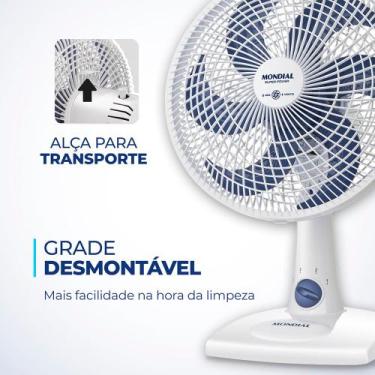 Imagem de Ventilador de Mesa Mondial 6 Pás Super Power Branco VSP-30-W - 30cm 22