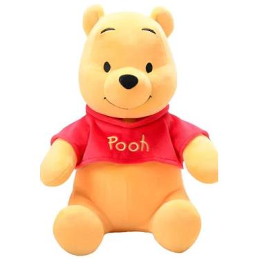 Imagem de Pelúcia Ursinho Pooh 27 cm Antialérgico - Urso Pooh Cor Amarelo - Disn