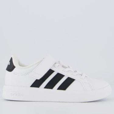 Imagem de Tênis Adidas Grand Court 3.0 EL Infantil Branco, 29