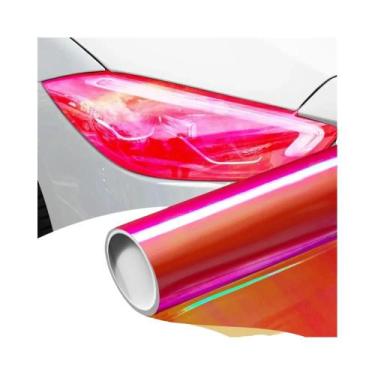 Imagem de Adesivo De Carro Camaleão, Vinil Impermeável Para Envelopamento De Far