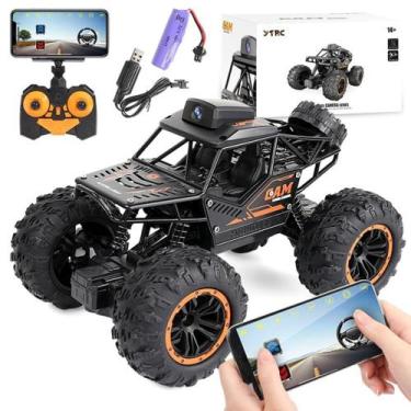 Imagem de Carrinho de Controle Remoto Jeep Off-Road Com Câmera Wi-fi FPV Em Temp