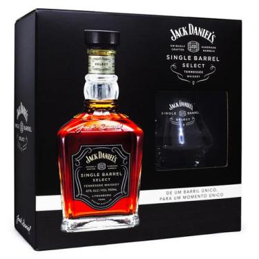Imagem de Kit Jack Daniels Single Barrel 750ml + Copo de Vidro - Jack DanielS
