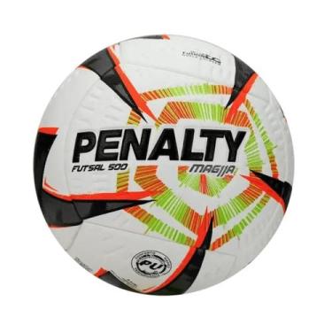 Imagem de Bola Penalty 5214391940 Futsal Mag11a, Branco, Preto, Verde, 04
