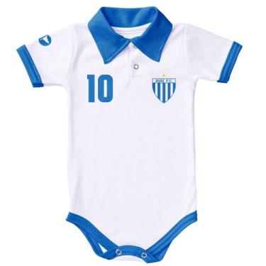 Imagem de Body Avai Polo Bebe Recem Nascido Branco Ou Rosa Oficial - Torcidababy