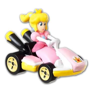 Imagem de Hot Wheels Carrinho Mario Kart 1:64 Metal Mattel - GBG25, Princesa pea