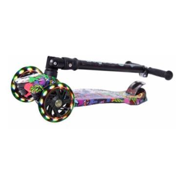 Imagem de patinete infantil 3 rodas com base scooter roda de led - NBKIDS, Nb000