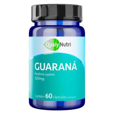 Imagem de Guaraná Em Pó Suplemento Natural Concentrado QualyNutri 60 Capsulas