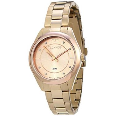 Imagem de Relógio Technos, Pulseira de Aço Inoxidável, Feminino Rosé 2035MKWLOY/4X