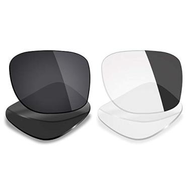 Imagem de 2 pares de lentes polarizadas de substituição da Mryok para óculos de sol Oakley Plaintiff Squared – Opções