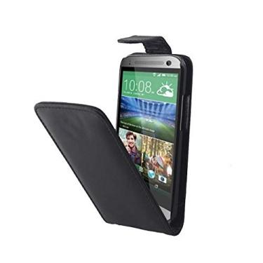 Imagem de LIYONG Capa de celular flip vertical de couro para HTC One Mini 2 (preto)