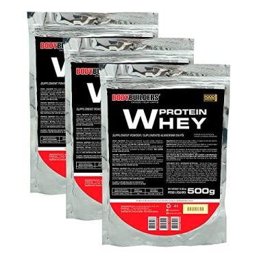 Imagem de Kit 3x Whey Protein 500g - Bodybuilders Sabor Baunilha