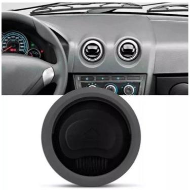 Imagem de DIFUSOR DE AR CELTA PRISMA 2007 a 2016 CENTRAL LATERAL CINZA CLARO COM SUPORTE DF614