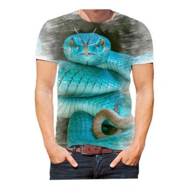 Imagem de Camisa Camiseta Cobra Serpente Anaconda Sucuri Bichos Hd 05 - Estilo K