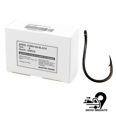 Imagem de Anzol Albatroz Chinu NS Black Caixa C/ 100 UN- Nº6