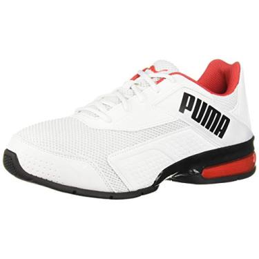 Imagem de PUMA Men's Leader VT Sneaker, White-High Risk Red Black, 9 M US