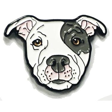 Imagem de Broche de lapela esmaltado para amantes de cães Pitbull American Bully Pitbull American Breed