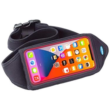 Imagem de Tune Belt IP6 Mochila de cinto de corrida para telefone – Compatível com OtterBox/Capa grande para iPhone 14 Pro Max, 14 Plus, 11/12/13 Pro Max, Samsung Galaxy Note/Plus/Ultra – Bolso
