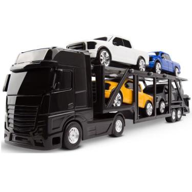 Caminhao De Brinquedo Truck Cegonha Com 4 Carrinhos Lider em Promoção na  Americanas