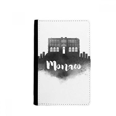 Imagem de Palais Princier de Mônaco Ink City Passport Holder Notecase Burse Carteira Porta-cartões