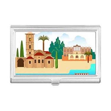 Imagem de Carteira de bolso com porta-cartões National Landmark Building do Chipre