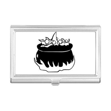 Imagem de Fire Happy Fear – Porta-cartões de visita de Halloween