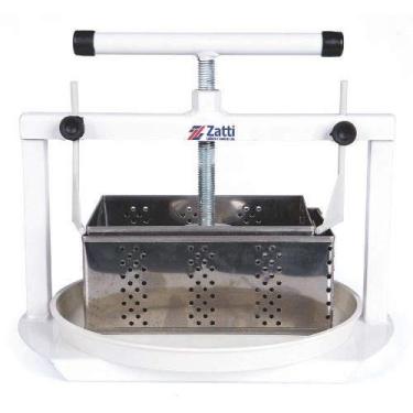 Imagem de ZATTI Prensa de Queijo 2 Formas Retangulares Inox