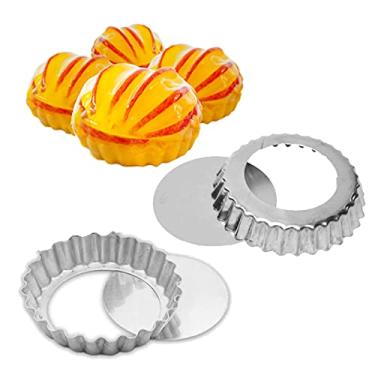 Imagem de ISAMAR Kit 12 Formas Torta Crespa Fundo Falso Nº 9 Cm