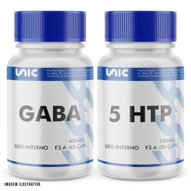 Imagem de Gaba 400mg 60Cps + 5HTP 100mg 30Cps