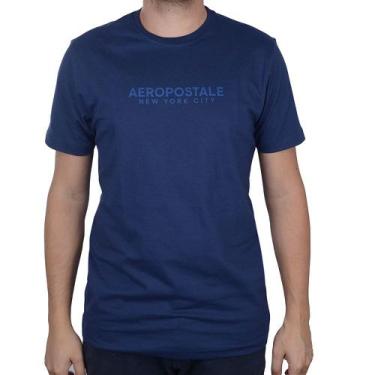 Imagem de Camiseta Masculina Aeropostale Mc Azul Marinho - 87701
