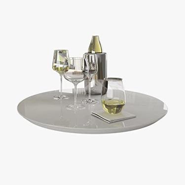 Imagem de TNA Decor Prato Giratório Off White 50 cm